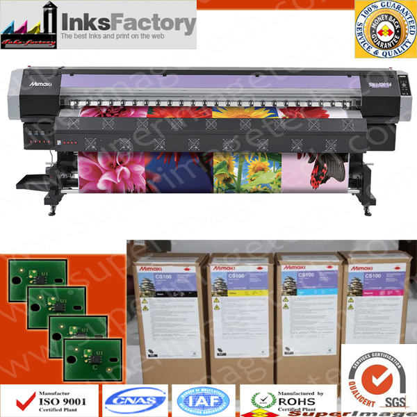 Mimaki Swj-320 Eco Solvent Ink and Chips