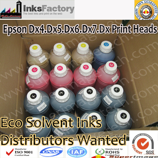 Eco Solvent Ink for Epson Dx4. Dx5. Dx6. Dx7. Dx8 Print Heads
